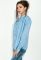 Рубашка женская с завязками на груди 64PD337-1 (голубой)