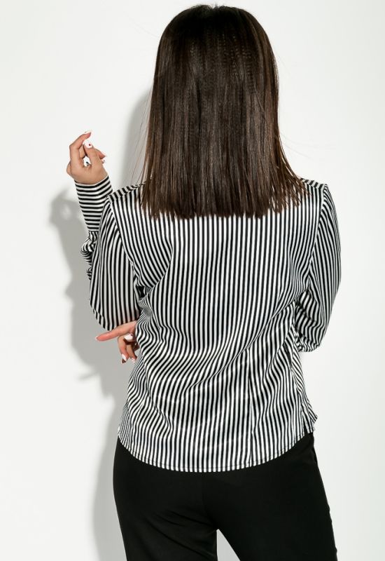 Рубашка женская в полоску 81P1125 (белый/черный)