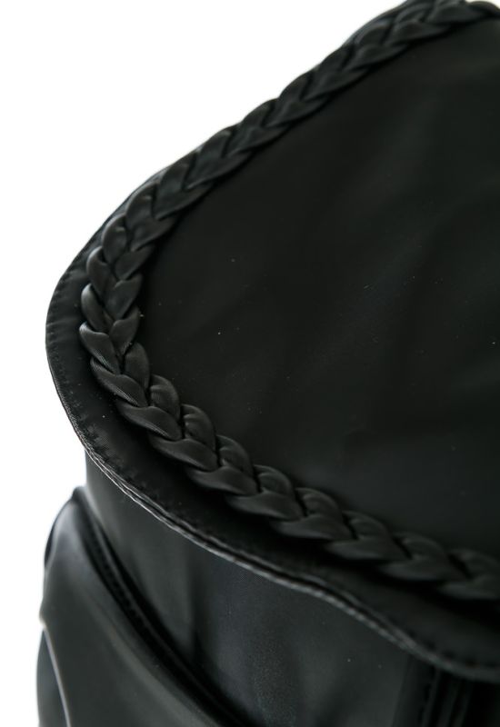 Рюкзак женский элегантный с декором 264V001 (черный)