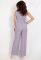 S 1030 Комбинезон классически с клеш-брюками и вшитым поясом (сиреневый)