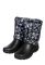 Чоботи жіночі 120POKSI001 (чорний/сірий)