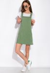 Сарафан із вельвету 103P480 (оливковий)