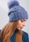 Шапка -26815-2 (джинсовый)