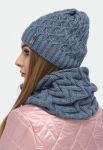 Шапка -31369-35 (джинсовый)