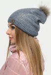 Шапка -31377-35 (джинсовый)