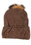 Шапка 120P18086 (коричневый)