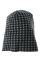 Шапка «Біні» принтована осінньо-весняна 65P10-07 (чорний/грифельний)