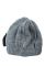 Шапка детская для девочки с бантом 65PG19-016 junior (серый/графитовый)