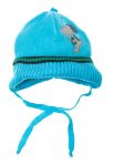 Шапка детская с нашивкой «Дракончик» 65P15-046 junior (бирюзовый)