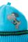 Шапка детская с нашивкой «Дракончик» 65P15-046 junior (бирюзовый)