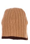 Шапка мужская теплая 254V001 (бежевый/коричневый)