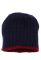 Шапка чоловіча тепла 254V001 (синій/бордовий)