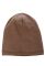 Шапка однотонная на флисе 65P0033 (капучино)