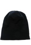 Шапка однотонная на флисе 65P0033 (черный)