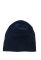 Шапка однотонная на флисе 65P0033 (темно-синий)