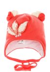 Шапка ж 120PTLM011 junior (коралловый)