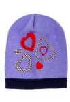 Шапка женская 120PDD1627V (сиреневый)