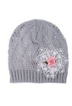 Шапка женская 120PDD1644V (светло-серый)