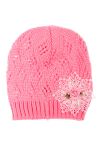 Шапка женская 120PDD1644V (темно-розовый)