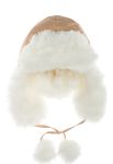 Шапка женская 120PTLM002 junior (бежевый/белый) Шапка женская 120PTLM002 junior (бежевый/белый)