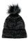 Шапка женская 120PTLM009 (черный/серый)