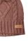 Шапка жіноча однотонна в'язана 65PF2093 (фрезовий)
