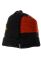 Шапка жіноча різнокольорова тепла 65PF1727 (чорний/мікс кольорів)