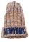 Шапка женская спортивная 259V001 (бежевый/розовый)
