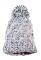 Шапка женская вязанная 257V001 (серый/сизый)
