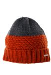 Шапка зимняя двухцветная 65P1726 (кирпичный/грифельный)