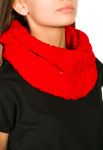 Шарф-хомут жіночий 120PELM2731 (червоний)