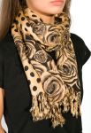 Шарф жіночий 120PELM252-1 (чорний)