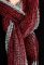 Шарф женский 120PELMR003 (бордовый/серый)