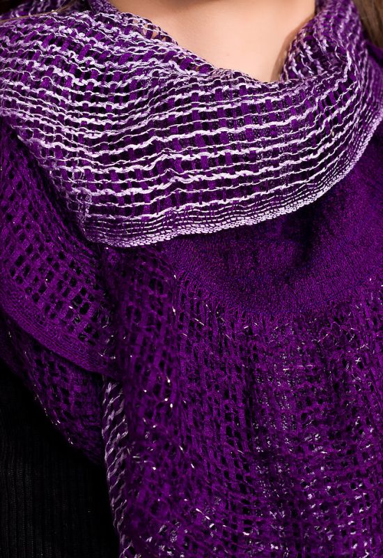 Шарф женский 120PELMR004-1 (фиолетовый)