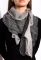Шарф жіночий 120PELMR004 (сірий/чорний)