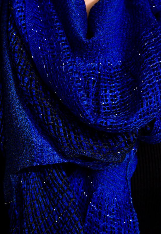 Шарф женский 120PELMR004 (синий/черный)