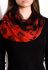 Шарф женский 120PELMR009 (красный/черный)