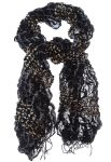 Шарф жіночий 133P004 (чорний)