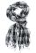 Шарф жіночий 133P006 (чорний/білий)