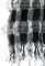 Шарф жіночий 133P006 (чорний/білий)