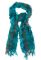 Шарф женский 133P008 (бирюзовый/синий)