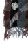 Шарф жіночий 133P008 (чорний/бежевий)