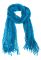 Шарф женский двухцветный 73PD006 (бирюзовый)
