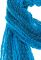 Шарф женский двухцветный 73PD006 (бирюзовый)