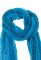 Шарф женский двухцветный 73PD006 (бирюзовый)