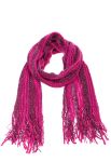 Шарф женский двухцветный 73PD006 (фуксия)