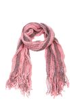 Шарф женский двухцветный 73PD006 (розовый)