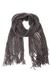 Шарф женский двухцветный 73PD006 (серый)