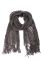 Шарф женский двухцветный 73PD006 (серый)