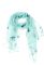 Шарф женский легкий с морским принтом 73PD003 (салатовый/синий)